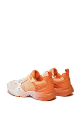 Calvin Klein Retro Tennis Low Lace Up Sneakers Orange