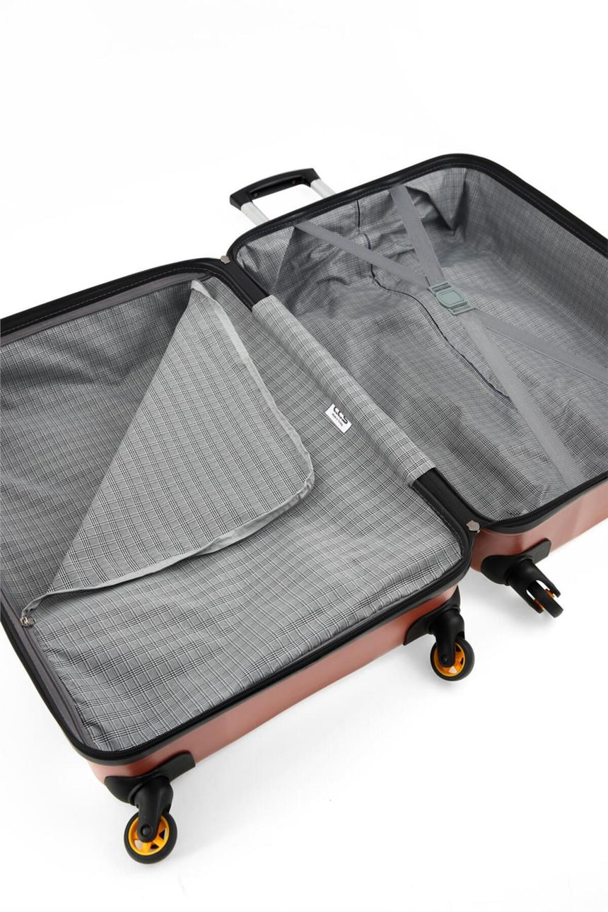 ÇÇS Trolley 75 Cm Valiz Pudra