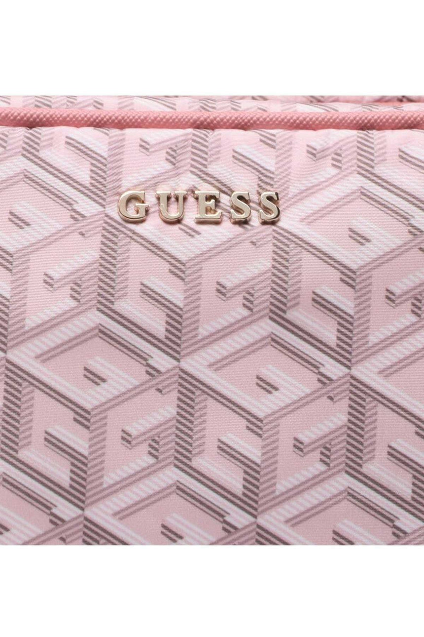 Guess Travel Case Kadın Makyaj Çantası Pale Rose