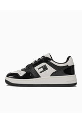 Tommy Hilfiger Retro Basket Patent Sneakers Black/Ivory