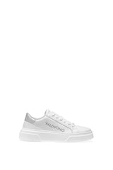 Mario Valentino Kadın Logo Sneaker White - Silver