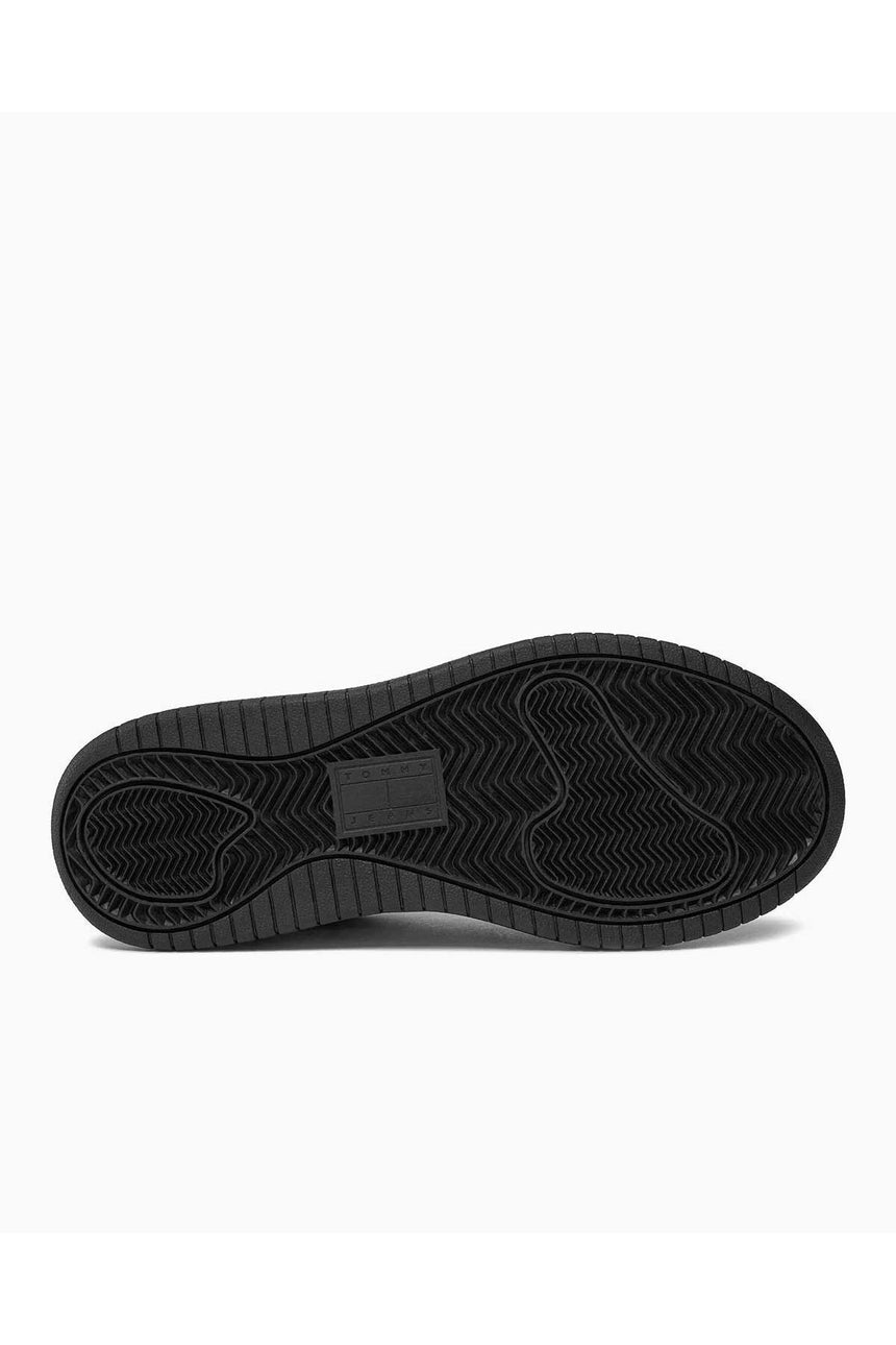 Tommy Hilfiger Retro Basket Patent Sneakers Black/Ivory