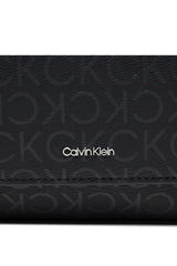 Calvin Klein Must Shoulder Bag Monogram Baskılı Omuz Çantası Black