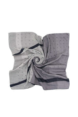 Calvin Klein Seasonal Logo Print Kadın Şal Ck Mono Black