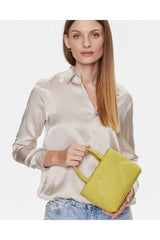 Calvin Klein Re-Lock Quilt Tote Mini Omuz Çantası Yellow