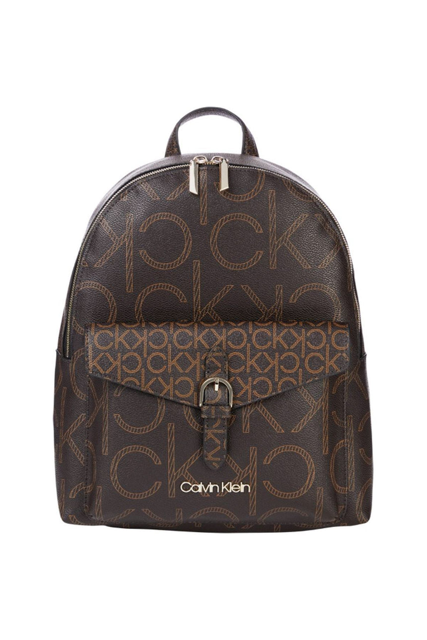 Calvin Clein Mono Scale Kadın Sırt Çantası Brown Mono