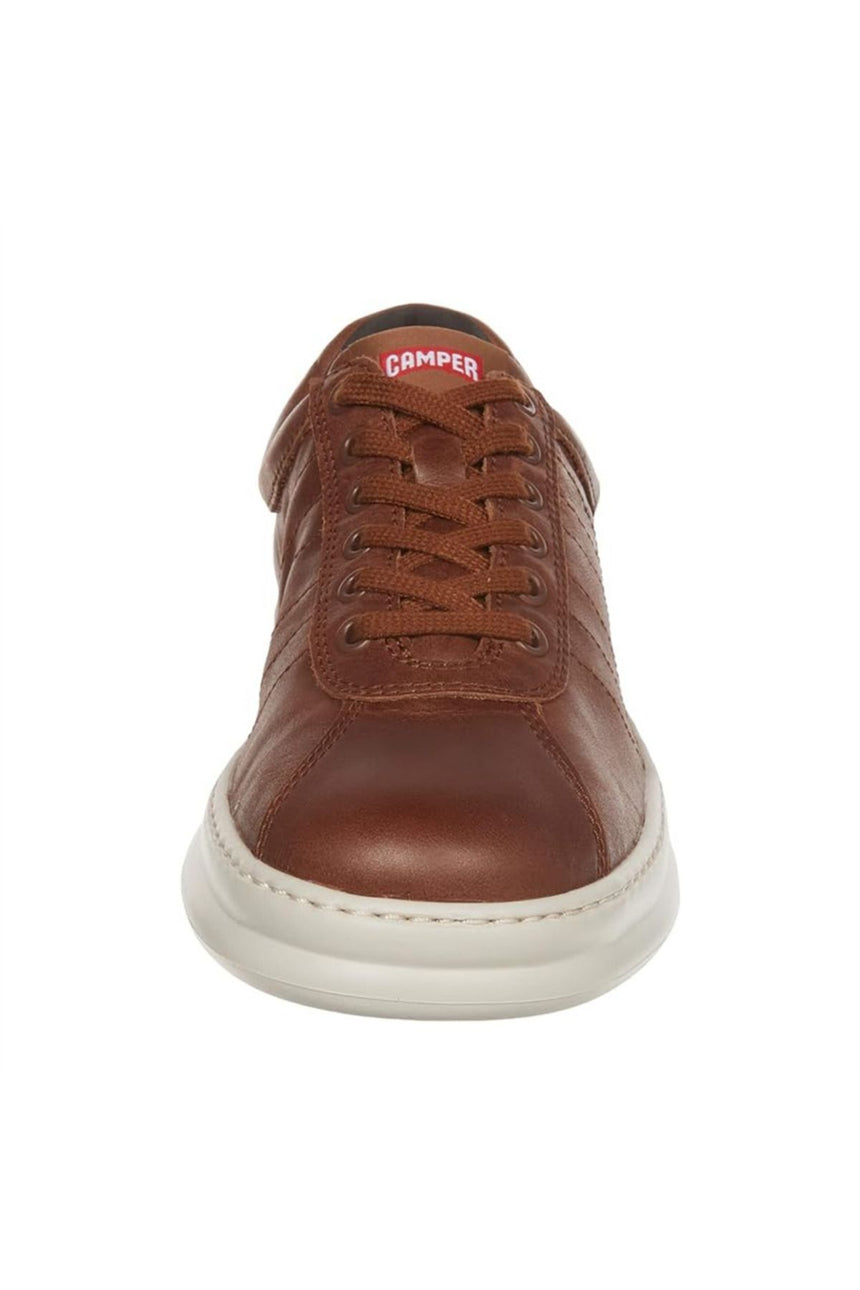 Camper Hakiki Deri Runner Erkek Sneakers Kahverengi