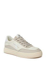 Calvin Klein Classic Cupsole Low Lace Up Sneakers Beige