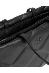 Calvin Klein Re-Lock Qouılt Bags Kadın Omuz Çantası Siyah