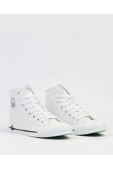 Benetton Kadın Sneaker Beyaz - Siyah