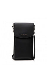 Calvin Klein Kadın Must Xbody Telefon Kılıfı - Cüzdan CK Black