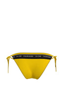 Calvin Klein Calvin Klein Logolu Bağcıklı Kadın Slip Bikini Altı Bold Yellow