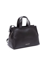 Calvin Klein Kadın W/Zip Md Tote Omuz Çantası CK Black