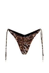 Guess V Strıng Bottoms Kadın Bikini Altı Iconıc Leopard Combo