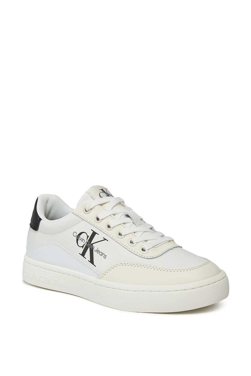 Calvin Klein Classic Cupsole Low Lace Up Sneakers White