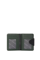 Cengiz 5 Blok Organizer Erkek Portföyü Siyah - Yeşil