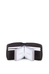Grande Çoklu Şeffaf Kart Yuvalı Unisex El Portföyü Kahve