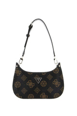 Guess Meridian Mini Top Omuz Çantası Mocha Logo