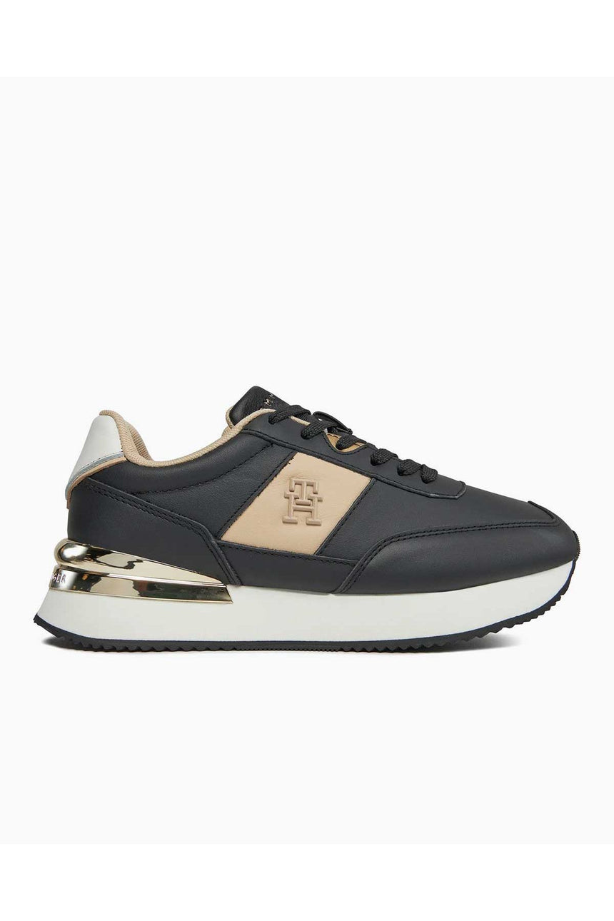 Tommy Hilfiger Elevated Feminine Runner Sneakers Black