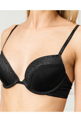 Calvin Klein Push Up Destekli Kadın Sütyen Black
