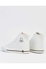 Benetton Kadın Sneaker Beyaz - Siyah