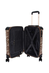 Guess Wilder 18 In 8-Wheel Kabin Boy Valiz Taupe Logo