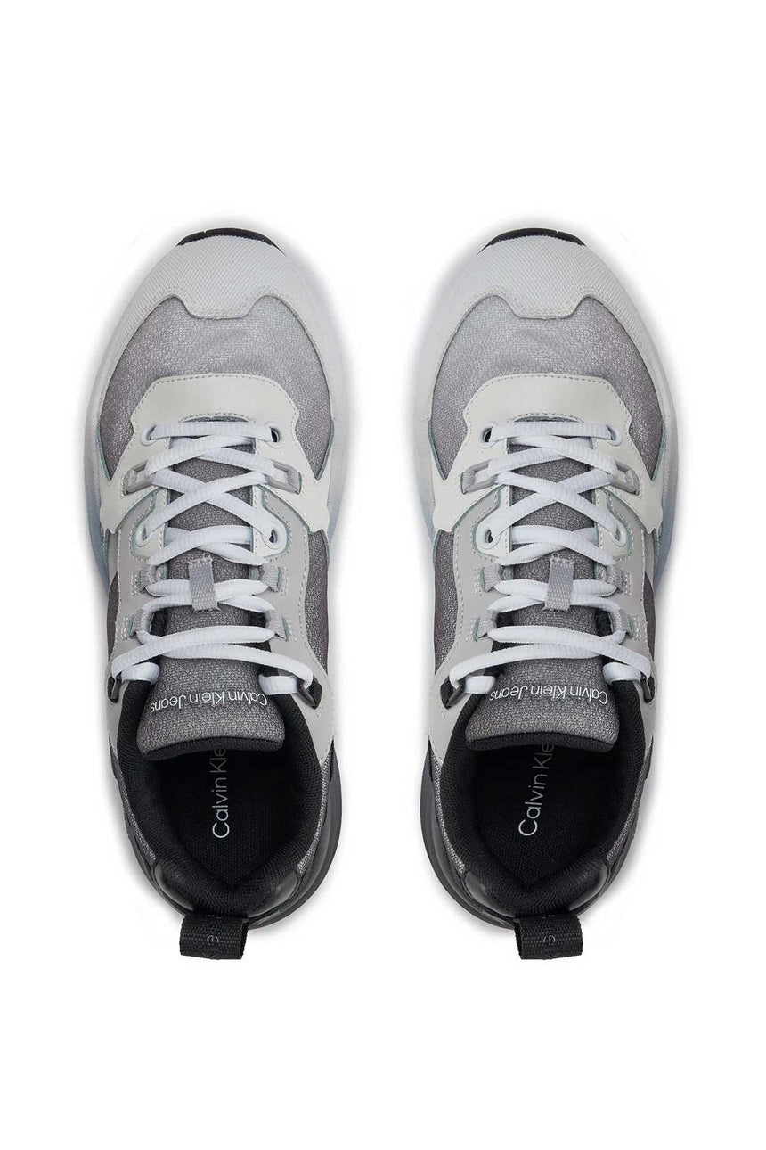 Calvin Klein Retro Tennis Low Lace Up Sneakers Black