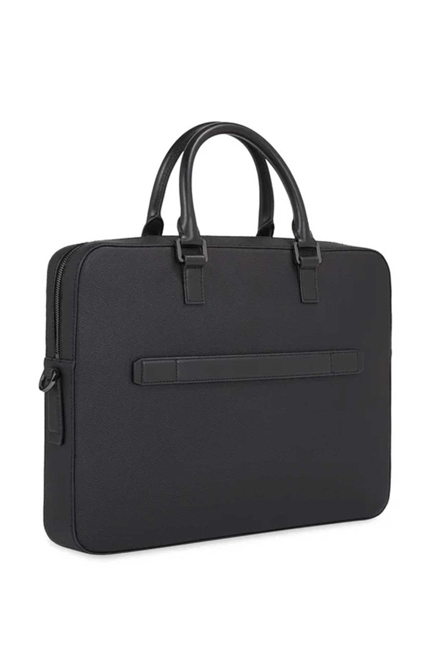 Tommy Hilfiger Coated Computer Bag Evrak Çantası Black