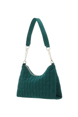 Guess Velina Mini Top Zip Omuz Çantası Emerald