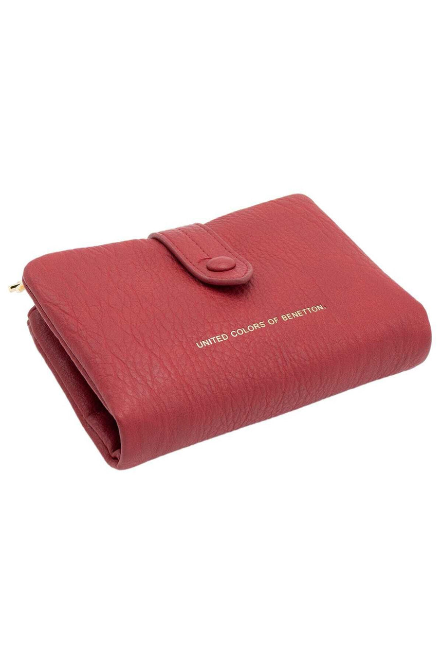 Benetton Vintage Small Kadın Cüzdanı Kırmızı