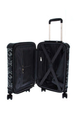 Guess Wilder 18 In 8-Wheel Kabin Boy Valiz Black Logo