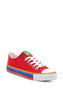 Benetton Renkli Tabanlı Kadın Sneakers Kırmızı