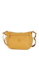Benetton Çok Gözlü Çapraz Askılı Kadın Çantası Hardal