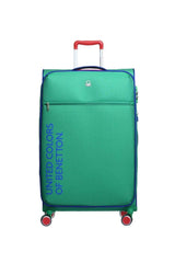 Benetton Orta Boy 60 Cm Kumaş Valiz Yeşil