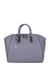 Calvin Klein Scarlett Dome Satchel Kadın El Çantası Grey / Black