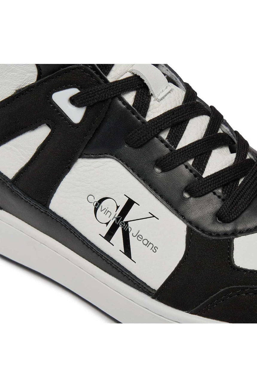 Calvin Klein Basket Cupsole Mid Sneakers Bright White/Black