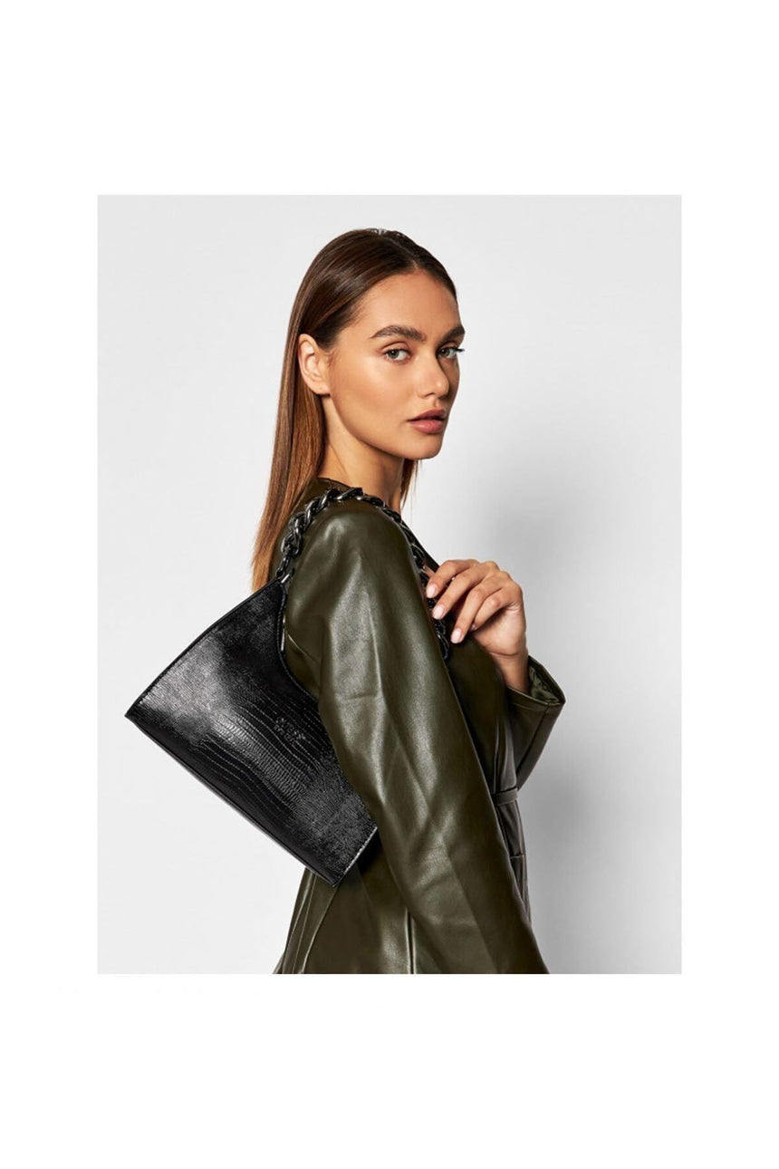 Guess Tullia Hobo Kadın Omuz Çantası Black