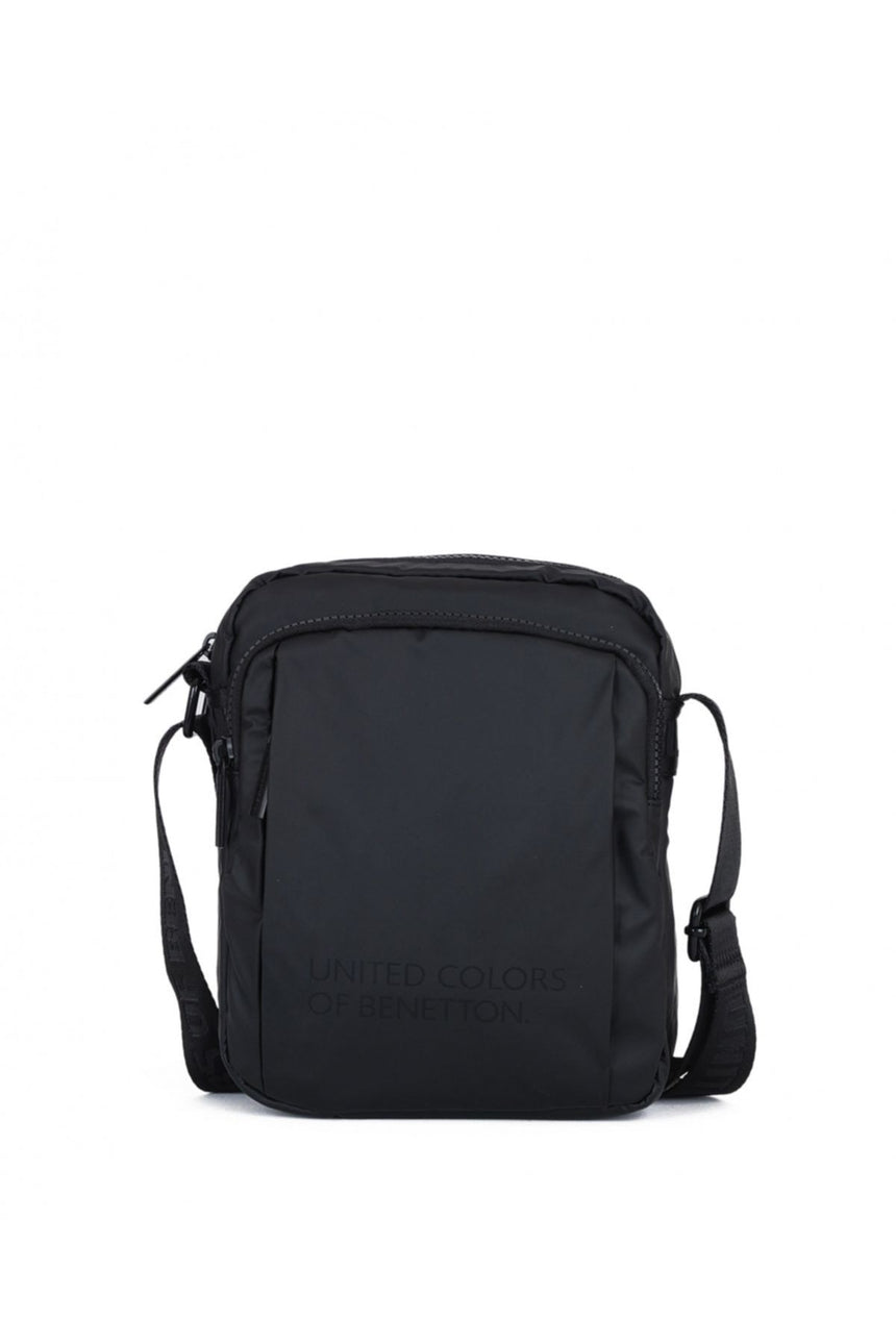 Benetton Organizer Çapraz Askılı Erkek Çantası Siyah