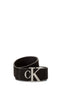 Calvin Klein J Monogram Leather 100 cm Kadın Kemer Black