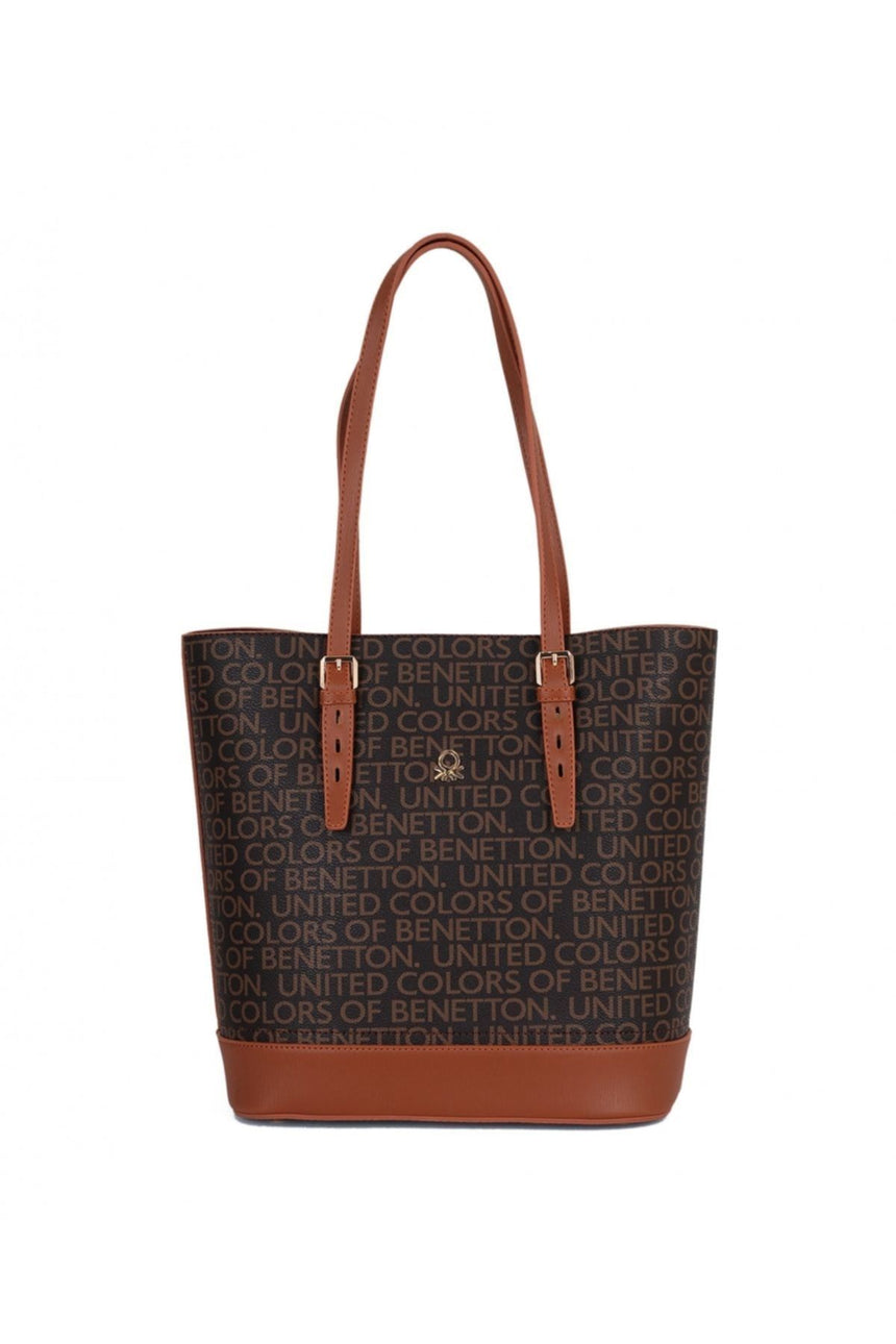 Benetton Mono Kadın Omuz Çantası Kahve - Taba