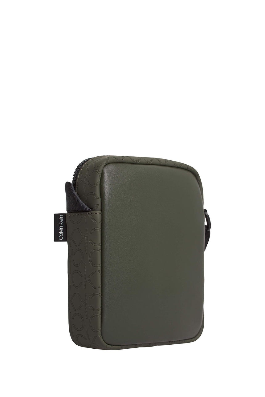 Calvin Klien Mono Blend Mini Reporter Çapraz Askılı Erkek Çantası Dark Olive