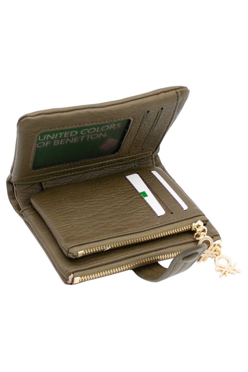 Benetton Vintage Small Kadın Cüzdanı Haki