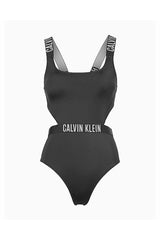 Calvin Klein Cut Out Kadın Mayo Pvh Black