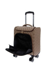 Guess Divvy Wheeeled Travel Kabin Boy Valiz Latte