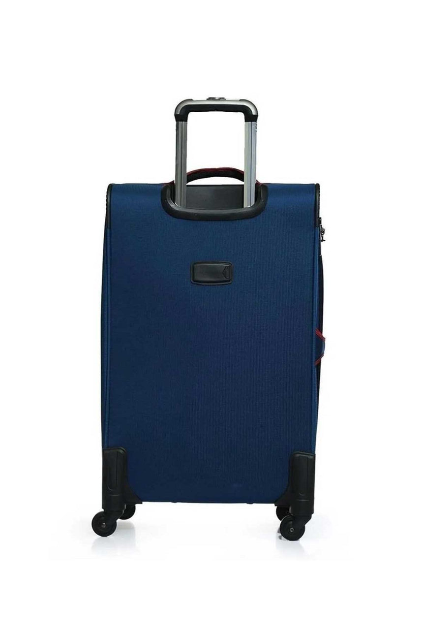 Us Polo Assn Kumaş Küçük Boy Valiz Lacivert - Kırmızı