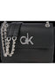 Calvin Klein Ew Conv Flap Xbody Md Çapraz Askılı Kadın Çantası Black