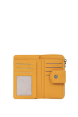 Cengiz Pakel Çok Gözlü Kadın Cüzdanı Hardal