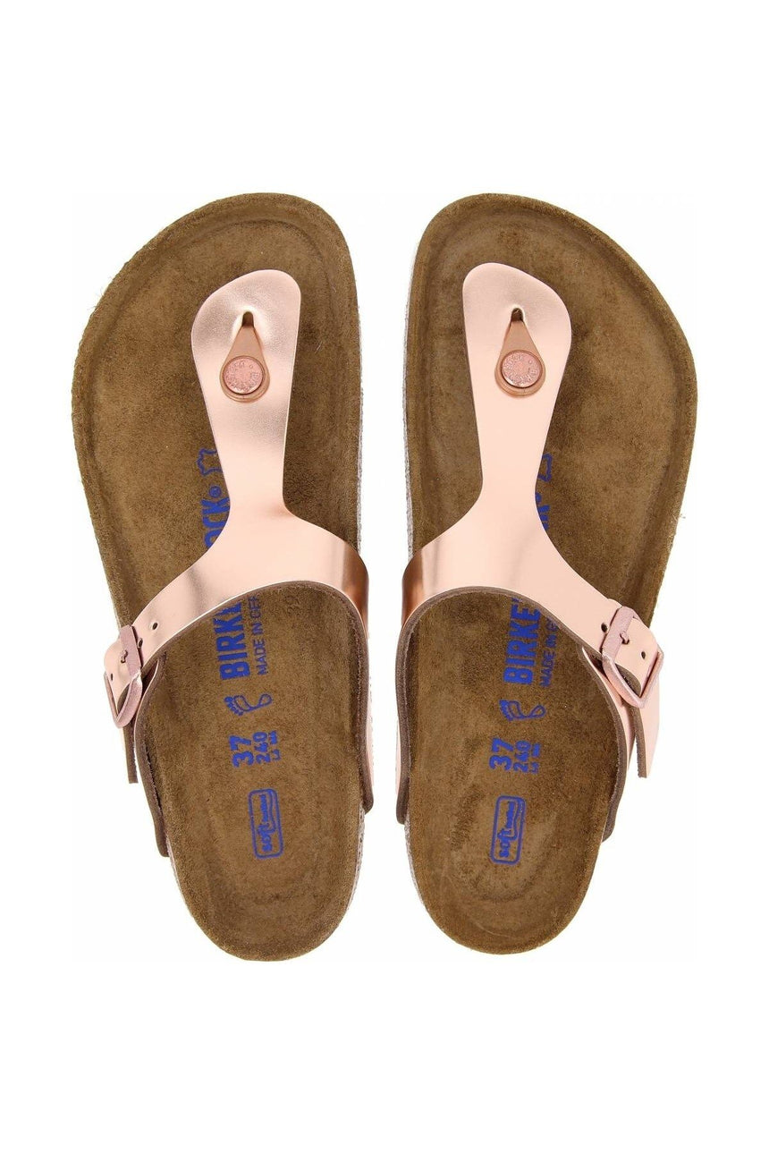 Birkenstock Gizeh Nl Sfb Parmak Arası Kadın Terlik Bakır