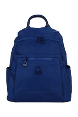 Benetton Metal Logolu Kadın Sırt Çantası Lacivert