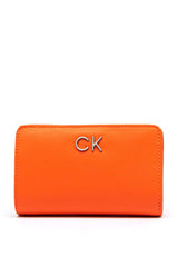 Calvin Klein Re-Lock Bifold French Wallet Cüzdan Orange